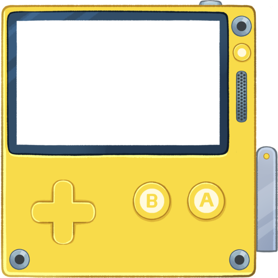 Playdate console with CrankBoy