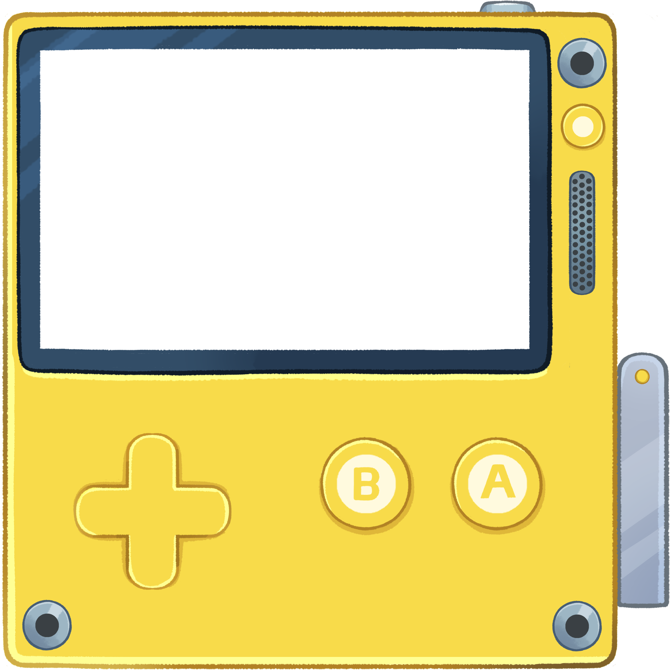 Playdate console with CrankBoy